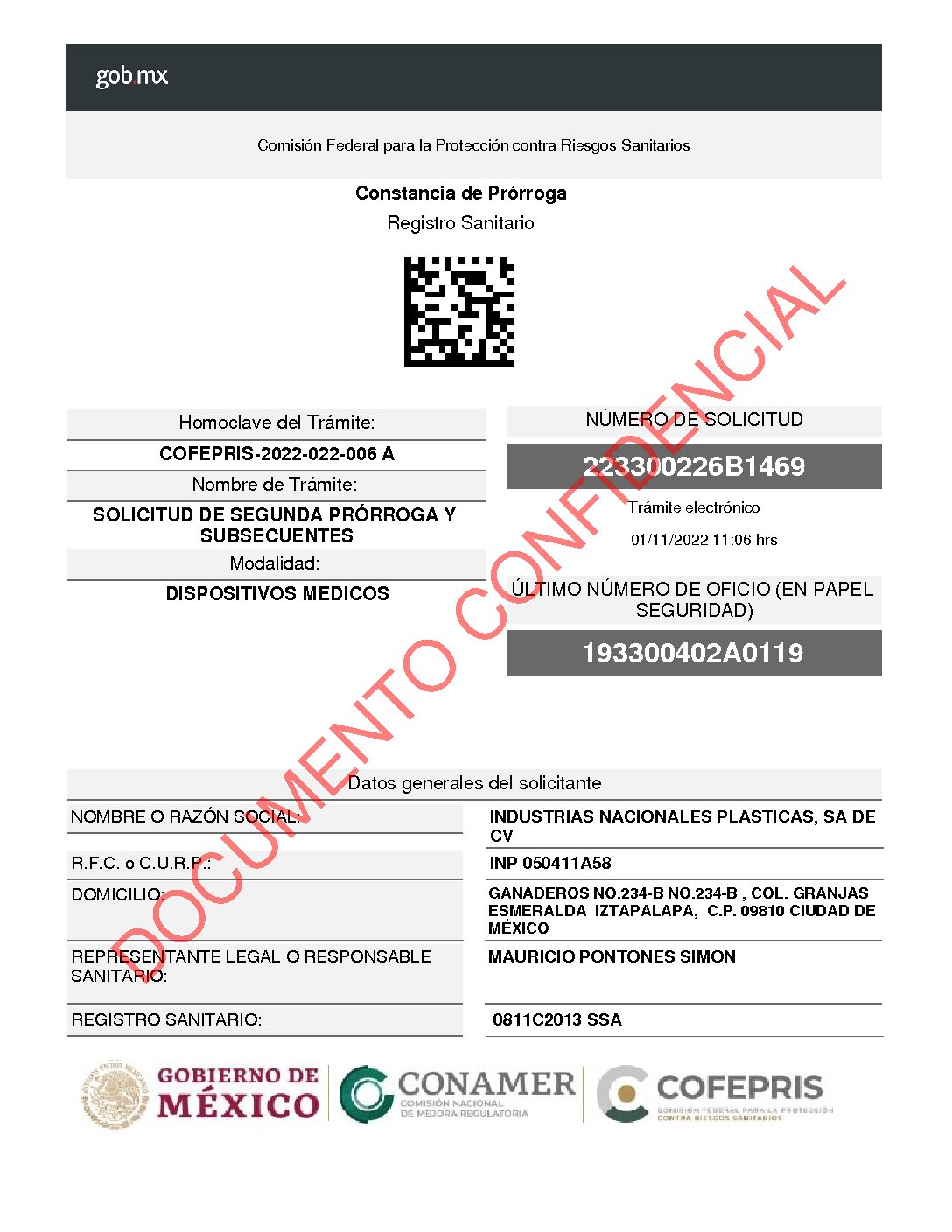 Registros Sanitarios Int V214 Medicapolarisweb 8337